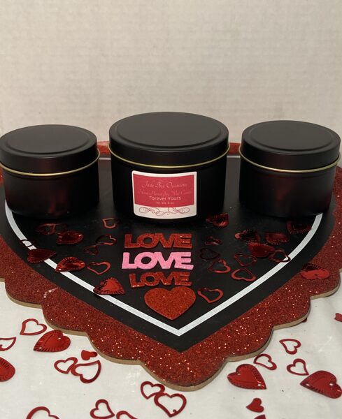 Scented Soy Wax Candle Trio