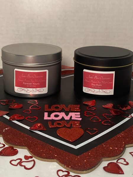 His and Her Scented Soy Wax Candle